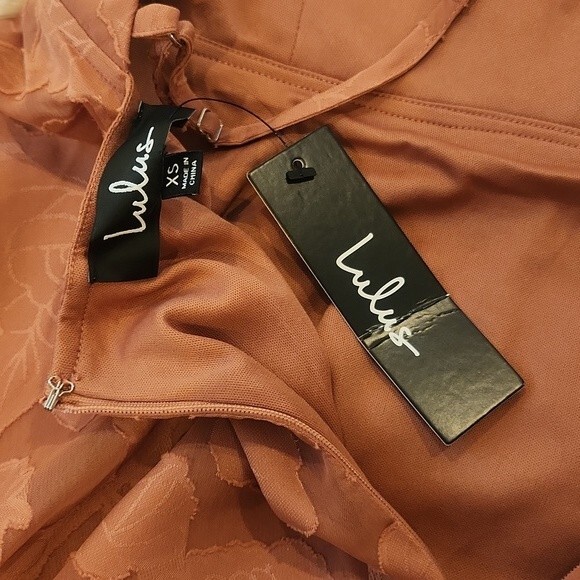 Lulus Days of Beauty in Vintage Rose Butnout Floral Mini Skater Dress size XS - Picture 10 of 15